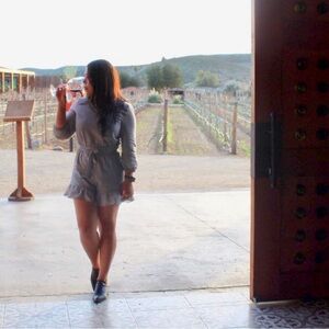 Striped Black and White Women's Romper